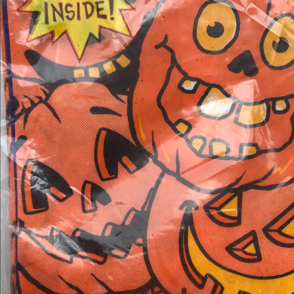 Vintage Halloween Pumpkin Trick OrTreat Bags With 4 Designs 1995 40 Trea… - Picture 3 of 3